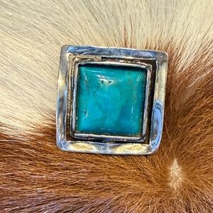 Silpada turquoise drop